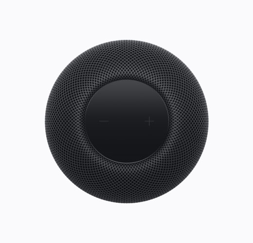 HomePod, color medianoche, visto desde arriba