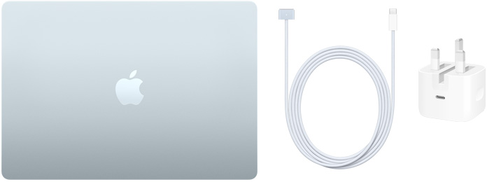 15-inch MacBook Air, USB-C to MagSafe 3 Cable and 40W USB-C Dynamic Power Adapter