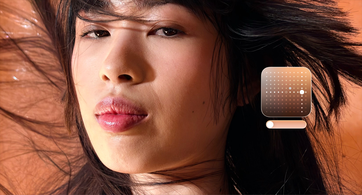 صورة لشخص تم التقاطها باستخدام ميزة الأنماط الفوتوغرافية