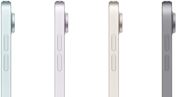 iPad Air in four different colours